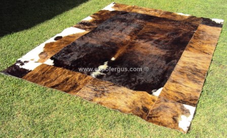 Western cowhide rug